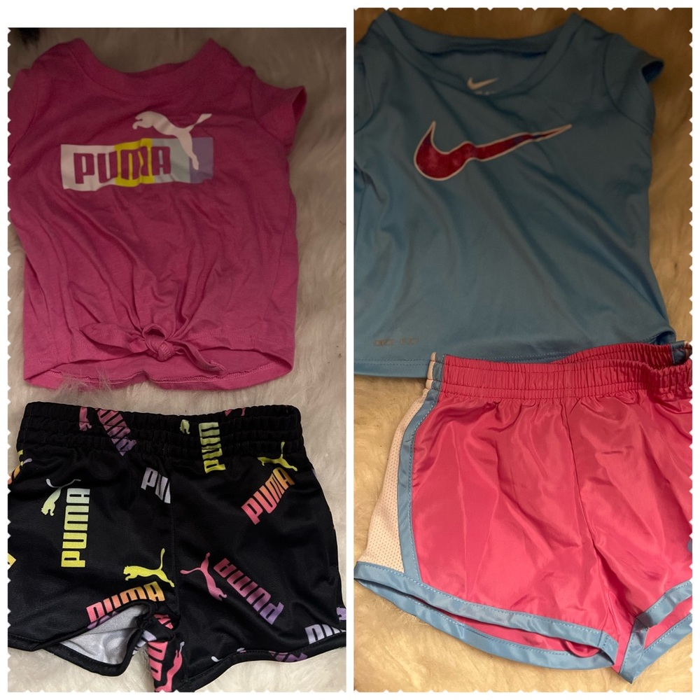 Puma & Nike 2 piece baby girl outfit